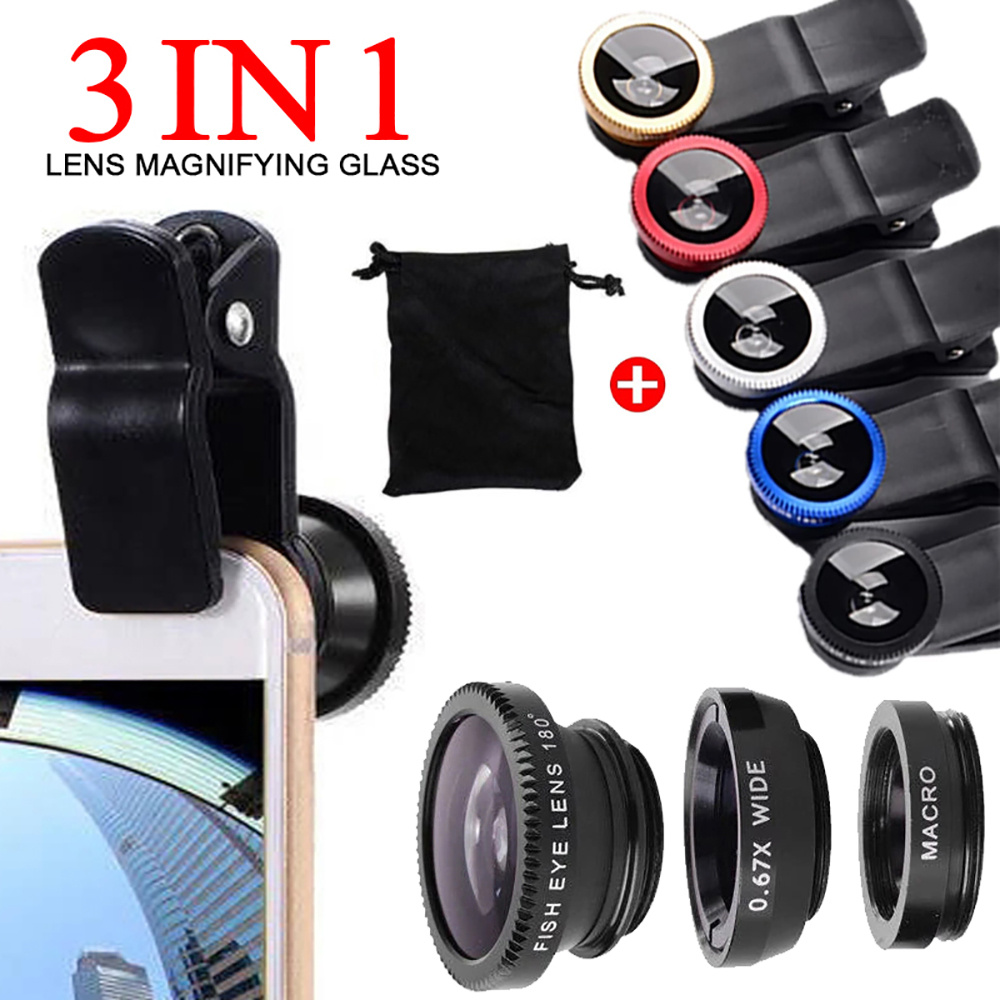 Photography Zooming - Универсальный объектив 3 в 1: широкоугольный,
