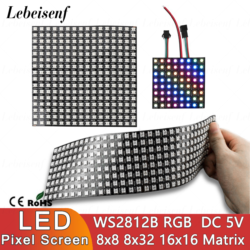 Pixel Art Led Panel - Светодиодный цифровой пиксельный экран WS2812B SMD