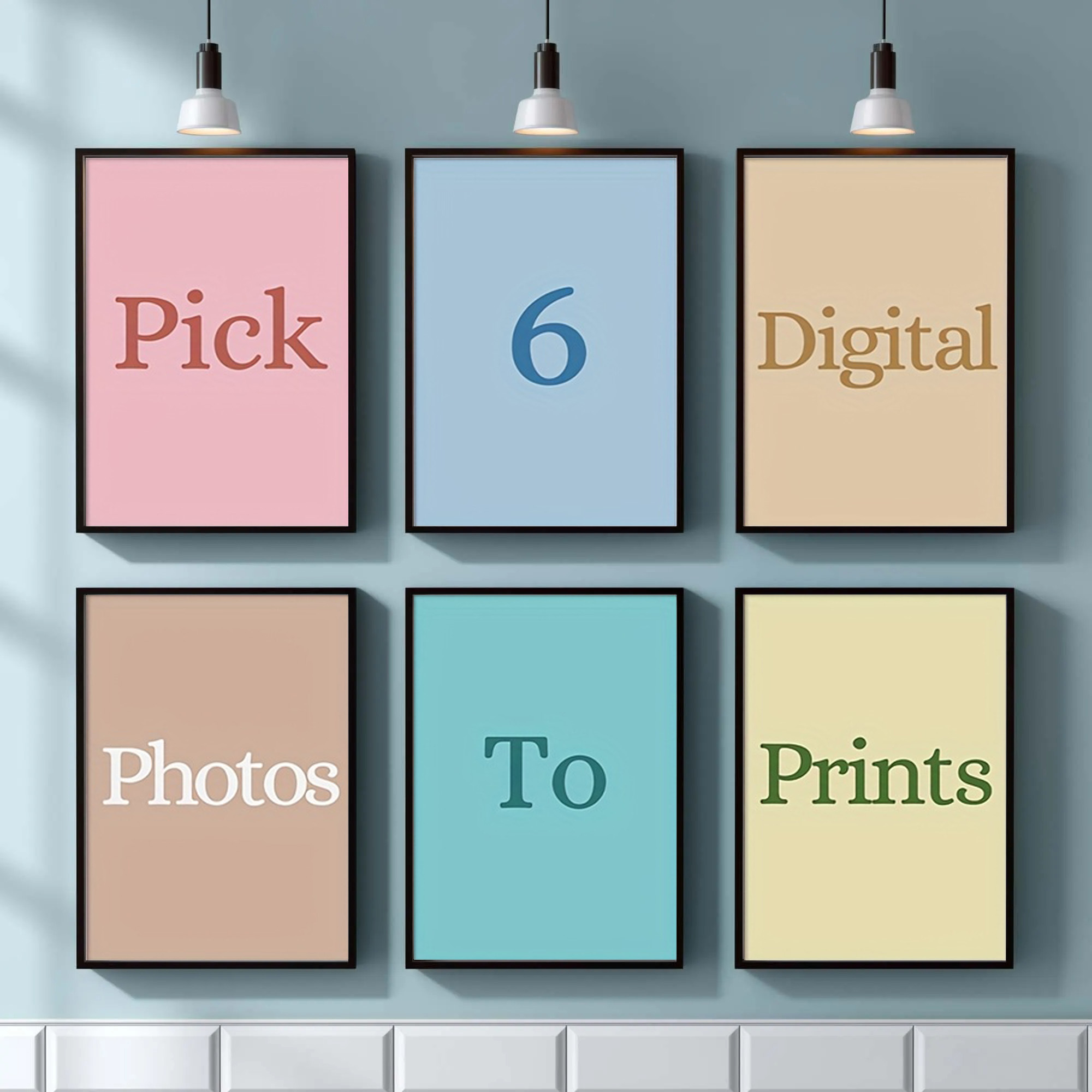 Photography Poster - 4/5/6 шт. индивидуальная печать на холсте