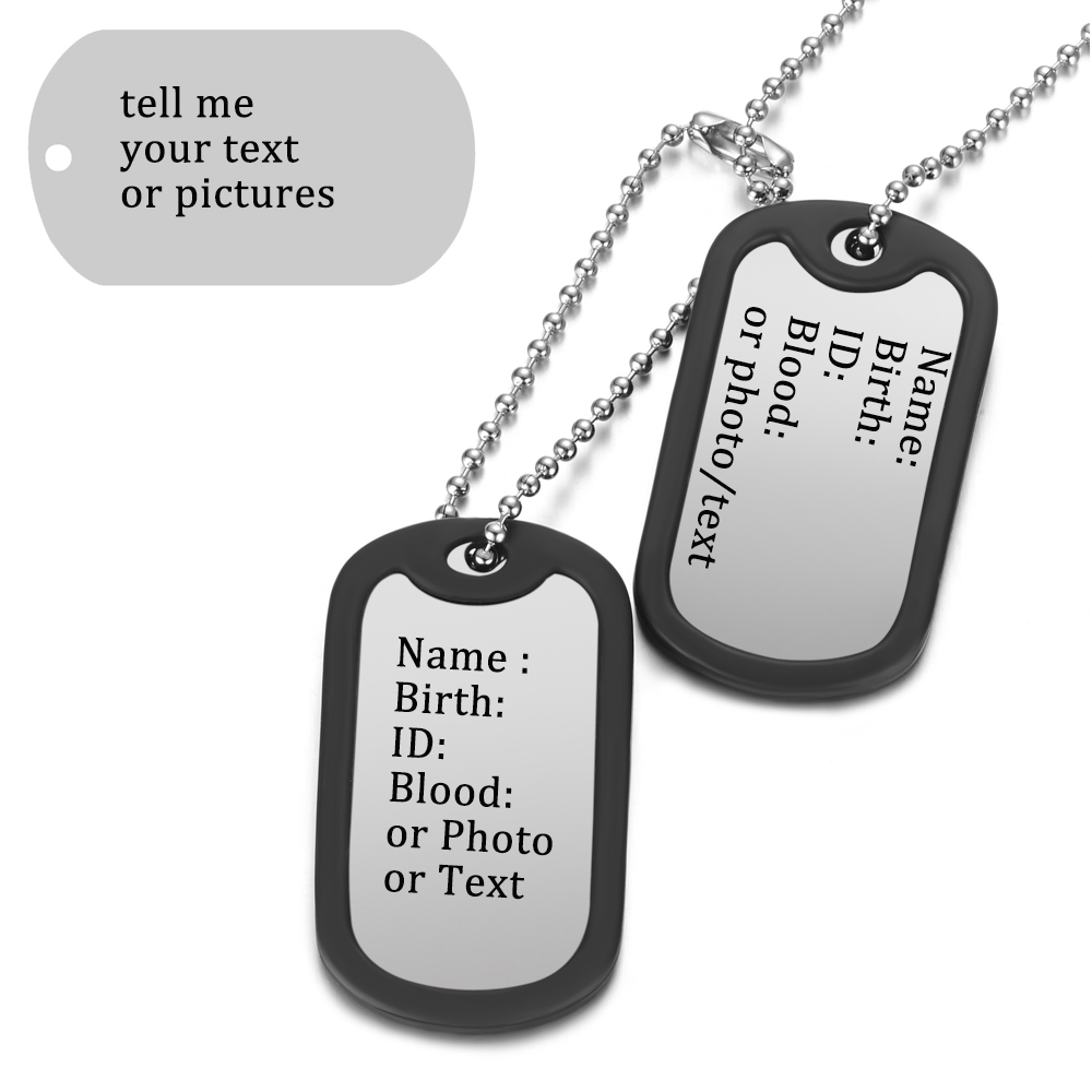 Photography Of War - Персонализированные военные Жетоны из нержавеющей стали