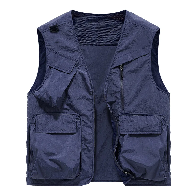 Photography Vest - Мужская летняя майка большого размера, тонкая,