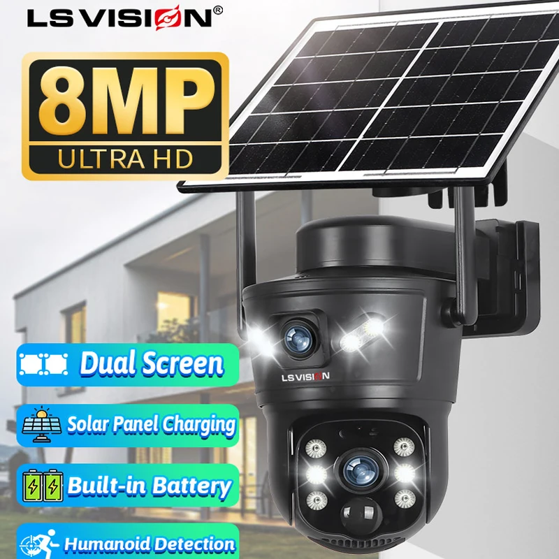 Photography Zooming - LS VISION 8MP 4G Солнечная камера