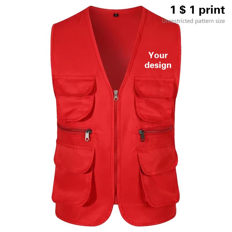 Photography Vest - Жилет мужской с карманами, безрукавка, для