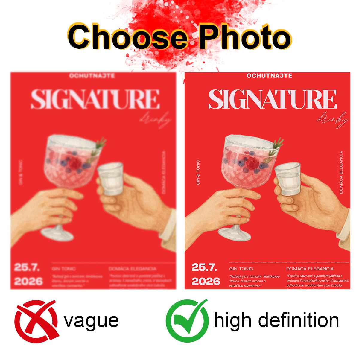 Photography Poster - Рекламный постер с индивидуальным фото, персонализированное
