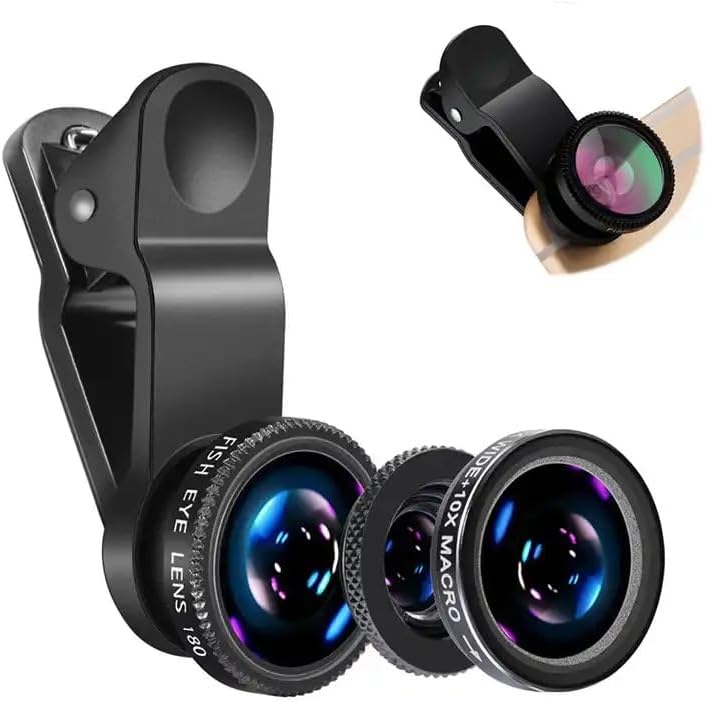 Photography Zooming - 3-в-1 объектив для смартфона: широкоугольный, рыбий