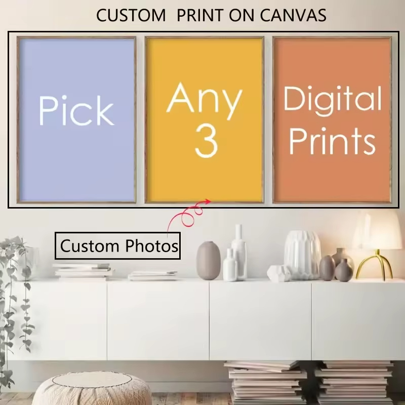 3 шт. безрамных холщовых посте – обзор и цена Photography Poster