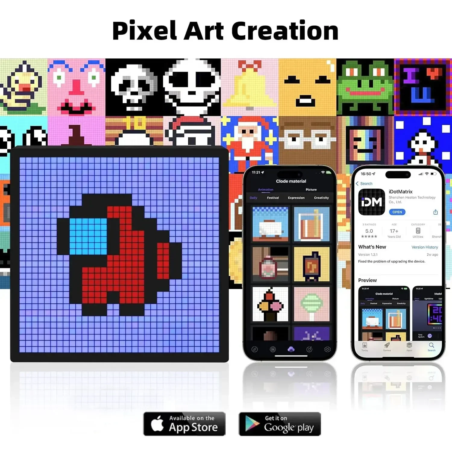 Светодиодный пиксельный диспле – обзор и цена Pixel Art Led Panel