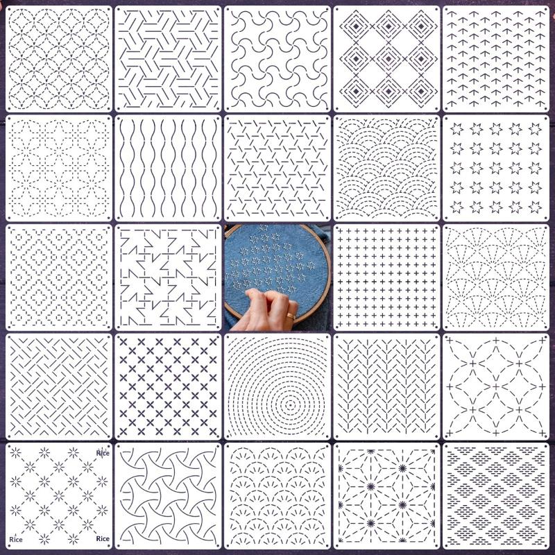 Многоразовые трафареты для выш – обзор и цена Photography Geometry