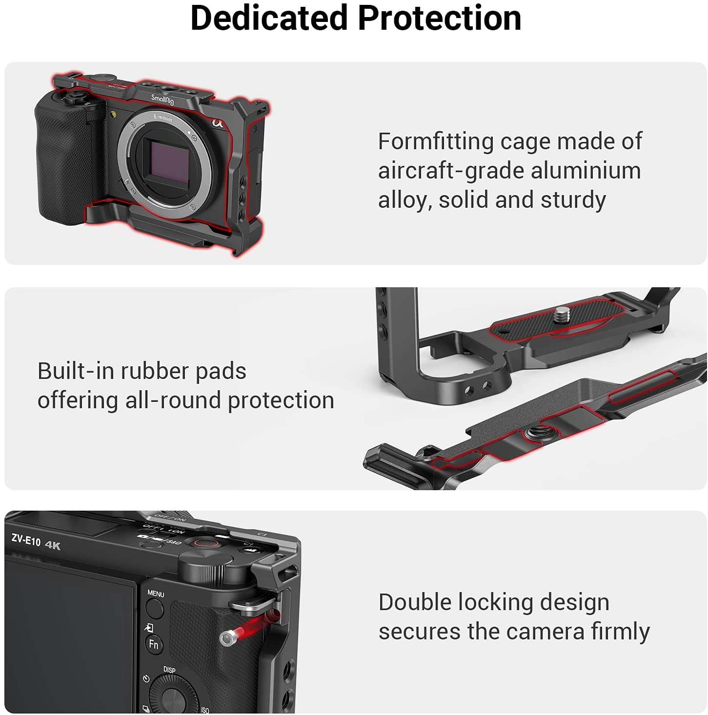 Клетка SmallRig для камеры Son – обзор и цена Sony Camera Zv-E10